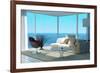 A Sunny Living Room Interior-PlusONE-Framed Photographic Print