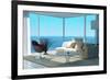 A Sunny Living Room Interior-PlusONE-Framed Photographic Print