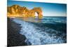 A Sunny Summer Evening at Durdle Door, Dorest England Uk-Tracey Whitefoot-Mounted Photographic Print