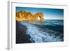 A Sunny Summer Evening at Durdle Door, Dorest England Uk-Tracey Whitefoot-Framed Photographic Print