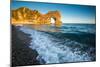 A Sunny Summer Evening at Durdle Door, Dorest England Uk-Tracey Whitefoot-Mounted Premium Photographic Print