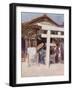A Sunny Temple-Mortimer Ludington Menpes-Framed Giclee Print