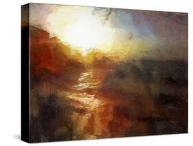 A Sunset at Cromer - Norfolk-Mark Gordon-Stretched Canvas