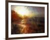 A Sunset at Cromer - Norfolk-Mark Gordon-Framed Giclee Print