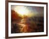 A Sunset at Cromer - Norfolk-Mark Gordon-Framed Giclee Print