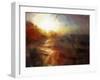 A Sunset at Cromer - Norfolk-Mark Gordon-Framed Giclee Print