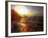 A Sunset at Cromer - Norfolk-Mark Gordon-Framed Giclee Print