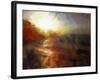 A Sunset at Cromer - Norfolk-Mark Gordon-Framed Giclee Print