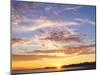 A Sunset in a Beach in Pensacola, Florida, Usa. the Sunset Painting the Sky and Cloud Patterns, Wit-Banilar-Mounted Photographic Print