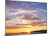 A Sunset in a Beach in Pensacola, Florida, Usa. the Sunset Painting the Sky and Cloud Patterns, Wit-Banilar-Mounted Photographic Print