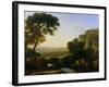 A Sunset or Landscape with Argus Guarding Io-Claude Lorraine-Framed Giclee Print