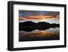 A Sunset over the Rocky Mountains Is Reflected in a Lake Near Boulder, Colorado-Sergio Ballivian-Framed Photographic Print