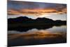 A Sunset over the Rocky Mountains Is Reflected in a Lake Near Boulder, Colorado-Sergio Ballivian-Mounted Photographic Print