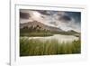 A sunset scene in Arrecifes beach, Tayrona national park, Colombia.-Alex Saberi-Framed Photographic Print