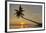 A sunset silhouette of a coconut palm at Paliton beach, Siquijor, Philippines, Southeast Asia, Asia-Nigel Hicks-Framed Photographic Print