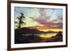 A Sunset-Frederic Edwin Church-Framed Art Print