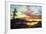 A Sunset-Frederic Edwin Church-Framed Art Print