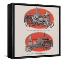 A Super-Powered Oil Pull Tractor-null-Framed Stretched Canvas