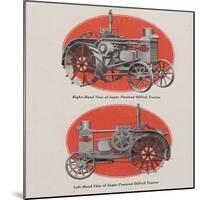 A Super-Powered Oil Pull Tractor-null-Mounted Giclee Print