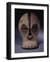 A Superb Songye Mask, Kifwebe,Whitened with Kaolin, Belgian Congo-null-Framed Giclee Print