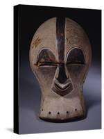 A Superb Songye Mask, Kifwebe,Whitened with Kaolin, Belgian Congo-null-Stretched Canvas