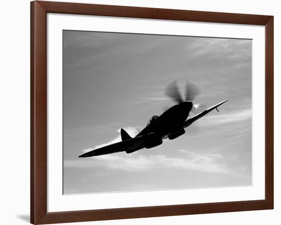 A Supermarine Spitfire MK-18 in Flight-Stocktrek Images-Framed Photographic Print