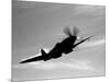 A Supermarine Spitfire MK-18 in Flight-Stocktrek Images-Mounted Photographic Print