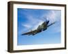 A Supermarine Spitfire MK-18 in Flight-Stocktrek Images-Framed Photographic Print