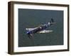 A Supermarine Spitfire MK-18 in Flight-Stocktrek Images-Framed Photographic Print