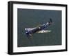 A Supermarine Spitfire MK-18 in Flight-Stocktrek Images-Framed Photographic Print