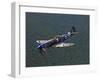 A Supermarine Spitfire MK-18 in Flight-Stocktrek Images-Framed Photographic Print