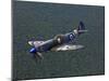 A Supermarine Spitfire MK-18 in Flight-Stocktrek Images-Mounted Photographic Print