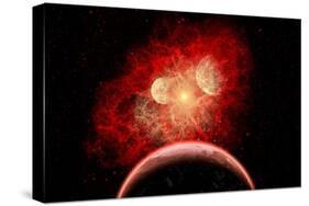 A Supernova Destroying its System of Planets in the Depths of Our Galaxy-null-Stretched Canvas