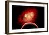 A Supernova Destroying its System of Planets in the Depths of Our Galaxy-null-Framed Art Print