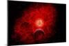 A Supernova Destroying Itself and its Planets-null-Mounted Art Print