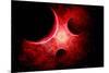 A Supernova Destroying Itself and its Planets-null-Mounted Premium Giclee Print