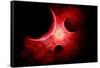 A Supernova Destroying Itself and its Planets-null-Framed Stretched Canvas