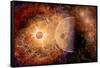 A Supernova Destroying Itself and its Planets-null-Framed Stretched Canvas