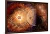 A Supernova Destroying Itself and its Planets-null-Framed Art Print