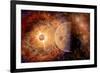 A Supernova Destroying Itself and its Planets-null-Framed Art Print