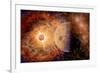 A Supernova Destroying Itself and its Planets-null-Framed Premium Giclee Print