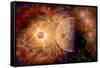 A Supernova Destroying Itself and its Planets-null-Framed Stretched Canvas