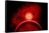 A Supernova Destroying Itself and its Planets-null-Framed Stretched Canvas