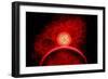 A Supernova Destroying Itself and its Planets-null-Framed Art Print