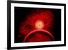 A Supernova Destroying Itself and its Planets-null-Framed Premium Giclee Print