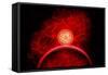 A Supernova Destroying Itself and its Planets-null-Framed Stretched Canvas