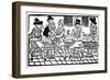 A Supper Party, Early 17th Century-null-Framed Giclee Print