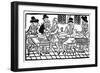 A Supper Party, Early 17th Century-null-Framed Giclee Print