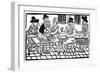 A Supper Party, Early 17th Century-null-Framed Giclee Print