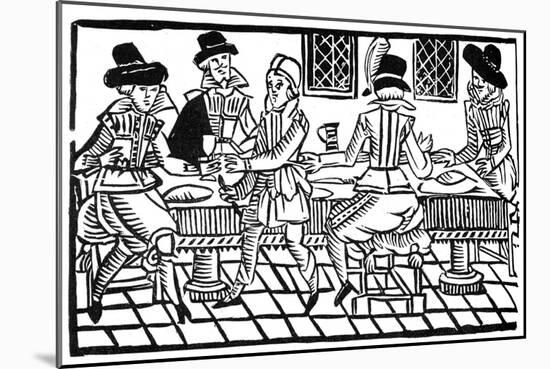 A Supper Party, Early 17th Century-null-Mounted Giclee Print